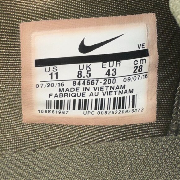 Nike Train Dual Fusion TR Womens Training Shoes Size 11 Camo 844667-200 - Picture 10 of 11